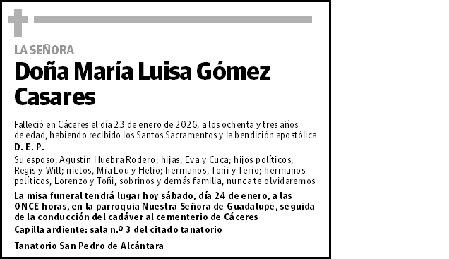 María Luisa Gómez Casares