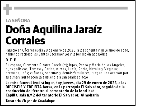 Aquilina Jaraíz Corrales