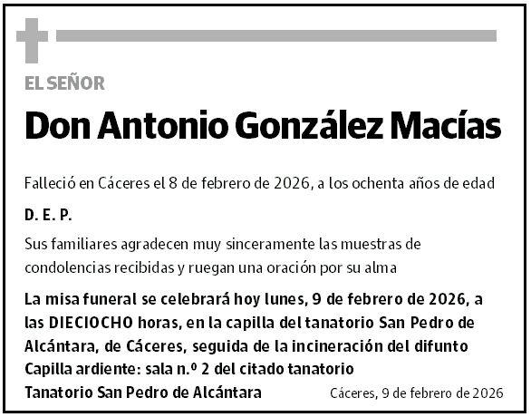 Don Antonio González Macías