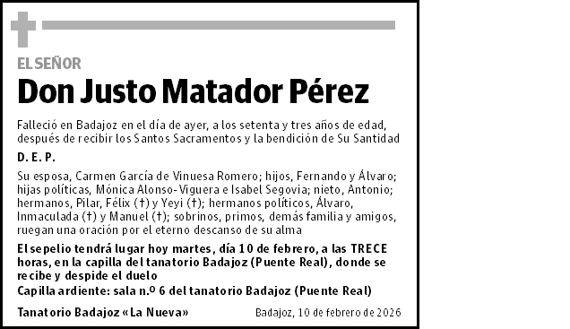Justo Matador Pérez