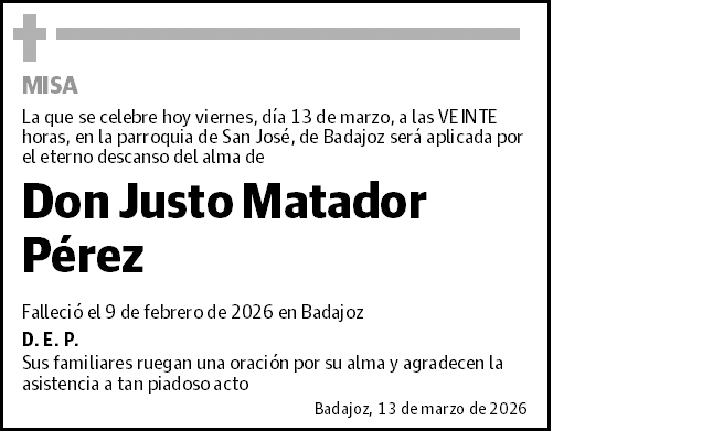 Justo Matador Pérez