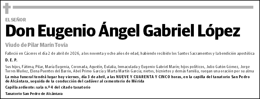 Eugenio Ángel Gabriel López