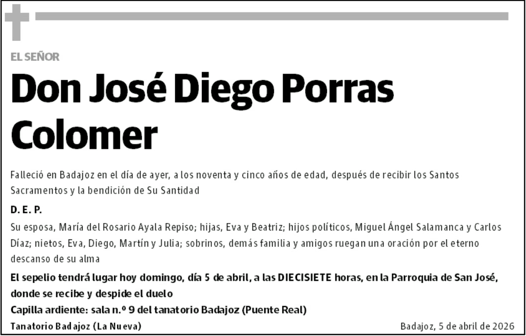 José Diego Porras Colomer