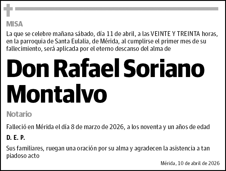 Rafael Soriano Montalvo