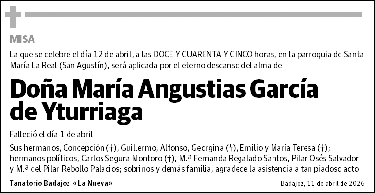 María Angustias García de Yturriaga