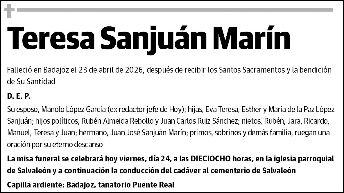 Teresa Sanjuán Marín