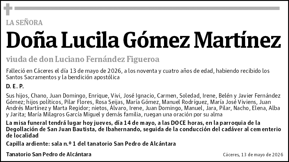 Lucila Gómez Martínez
