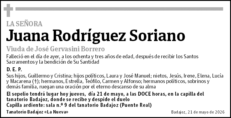 Juana Rodríguez Soriano