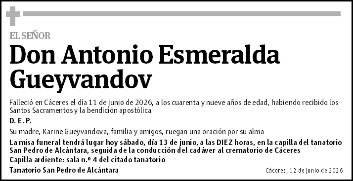 Antonio Esmeralda Gueyvandov