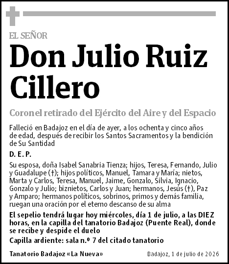 Julio Ruiz Cillero