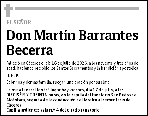 Martín Barrantes Becerra