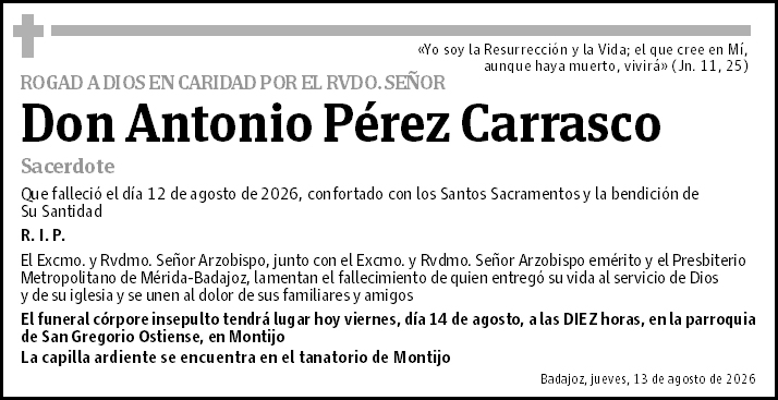 Antonio Pérez Carrasco