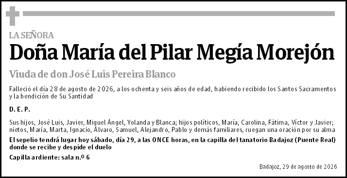 María del Pilar Megía Morejón