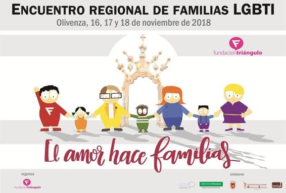 La Fundación Triángulo organiza en Olivenza el Encuentro Regional de Familias LGTBI