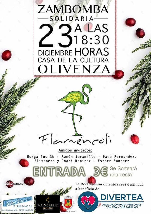 Flaméncoli organiza una Zambomba Solidaria el día 23 de diciembre
