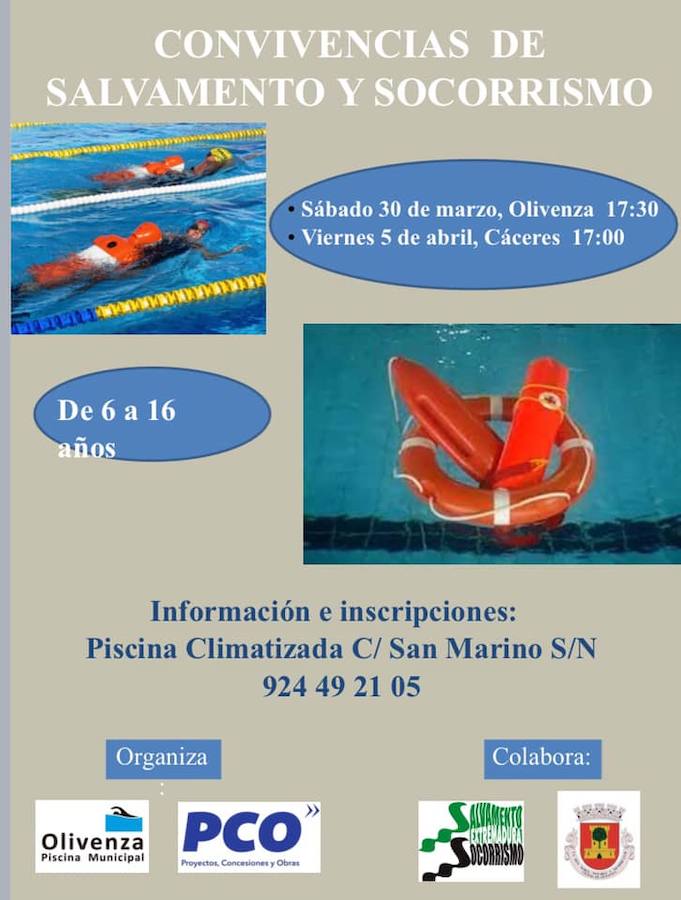 La Piscina Climatizada de Olivenza organiza dos convivencias