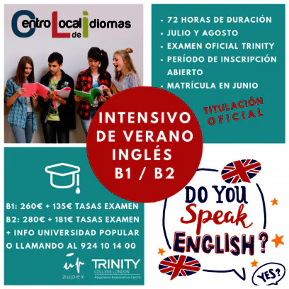 El Centro Local de Idiomas oferta un curso intensivo de inglés para julio y agosto
