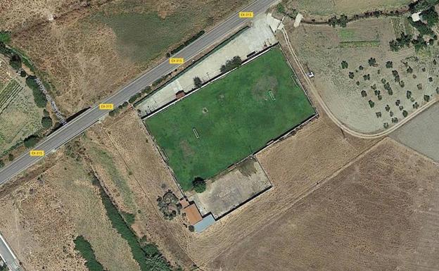 Obras de mejora en la pista polideportiva de San Benito