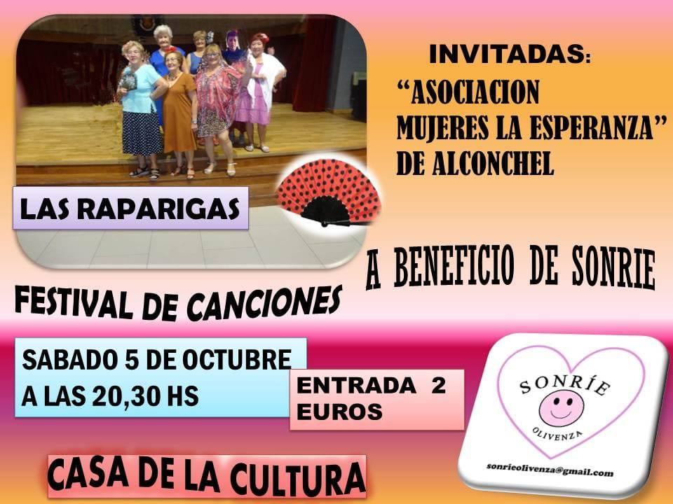 'Las Raparigas' y 'La Esperanza' de Alconchel, unidas a beneficio de 'Sonríe Olivenza'