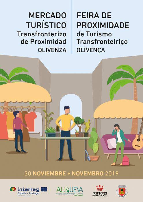 Olivenza celebra su I Mercado Turístico Transfronterizo de Proximidad, con fines turísticos y comerciales