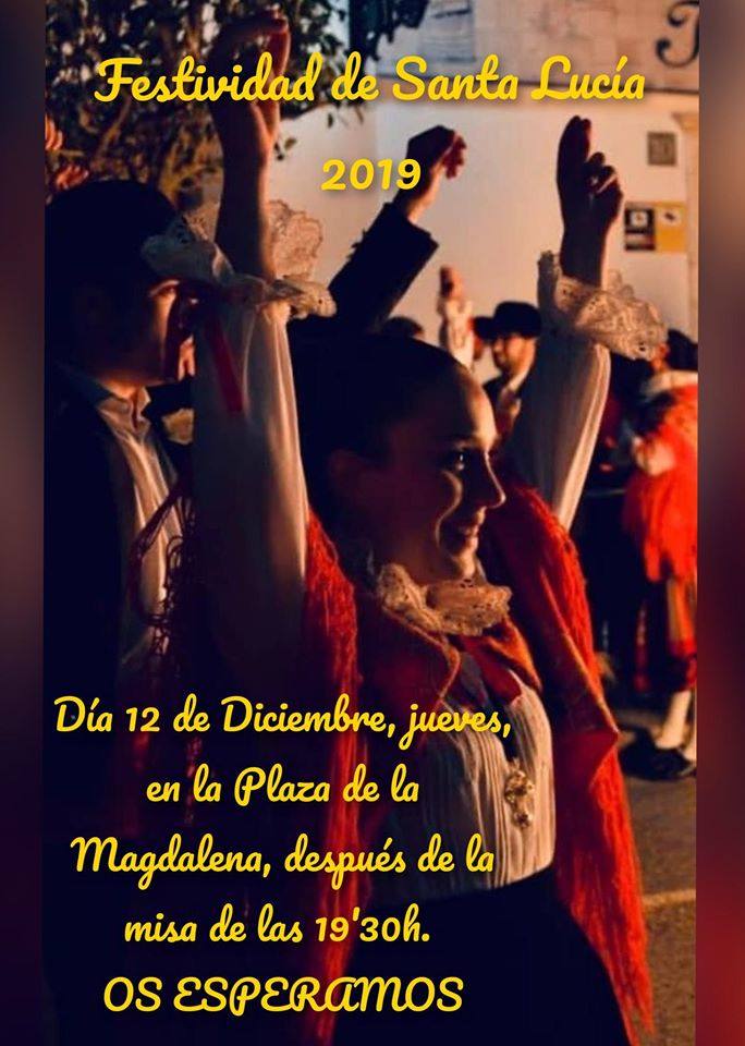 'La Encina' y 'Los Chaparritos' volverán a danzar alrededor de la hoguera de Santa Lucía