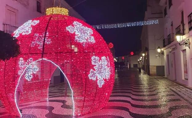 El comercio local se dinamizó con actividades navideñas en la zona centro de Olivenza