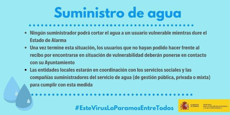 Aqualia suspende los cortes de agua en Olivenza mientras dure el estado de alarma