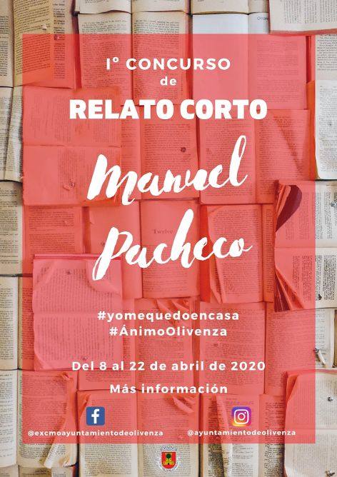 Convocado el I Concurso de Relato Corto 'Manuel Pacheco' para residentes en Olivenza