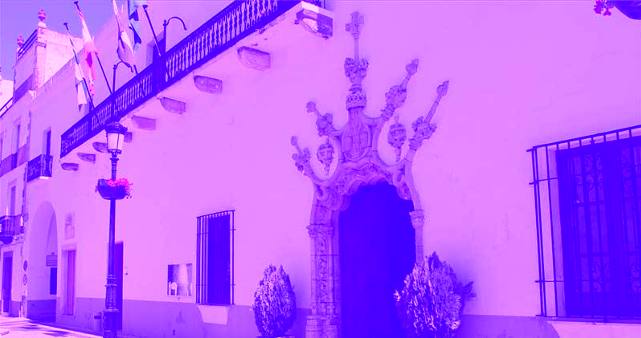 La portada del Ayuntamiento se tiñe de morado el Día Internacional del Síndrome de Dravet