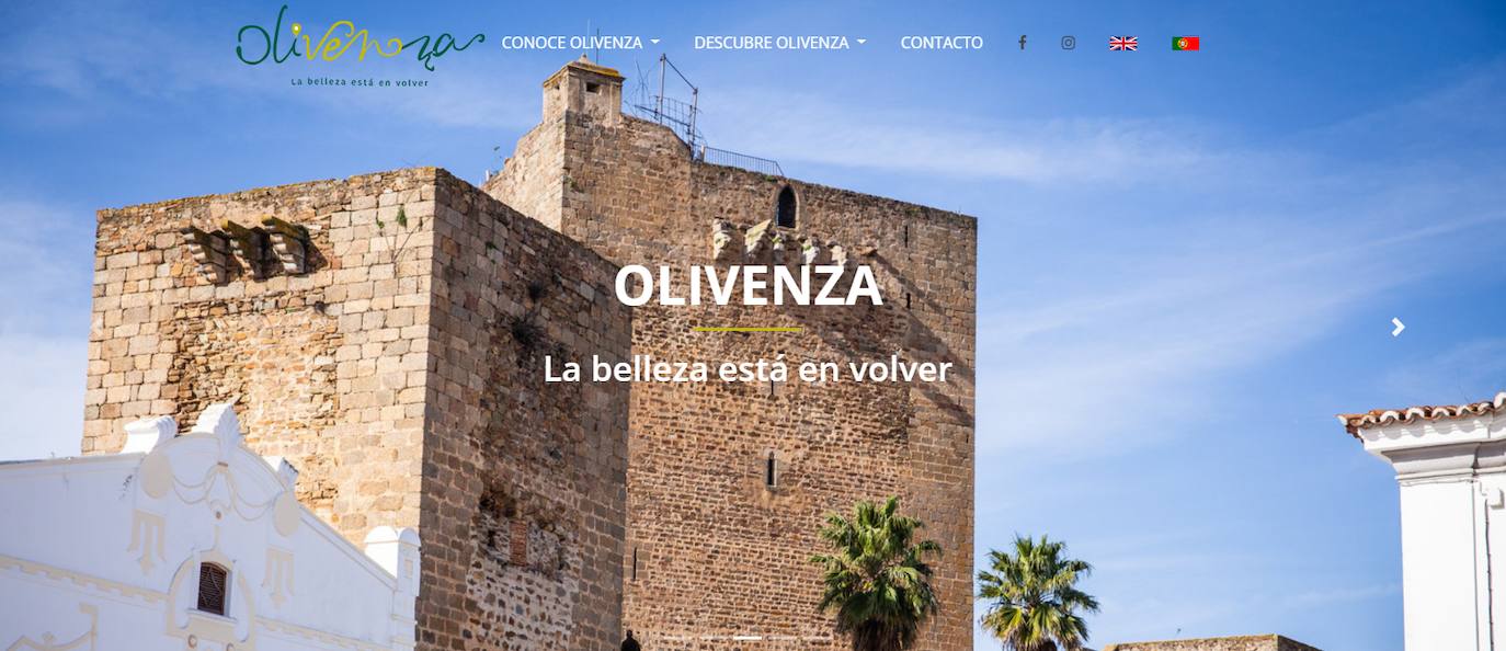 La oferta turística de Olivenza se refuerza con una página web específica