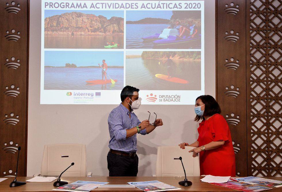 La Diputación de Badajoz desarrolla un programa de turismo acuático