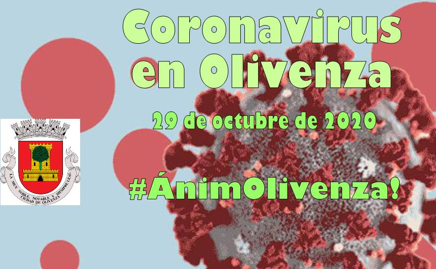 Olivenza alcanza 127 casos activos por Covid-19, de los que 39 son notificados en el mismo día