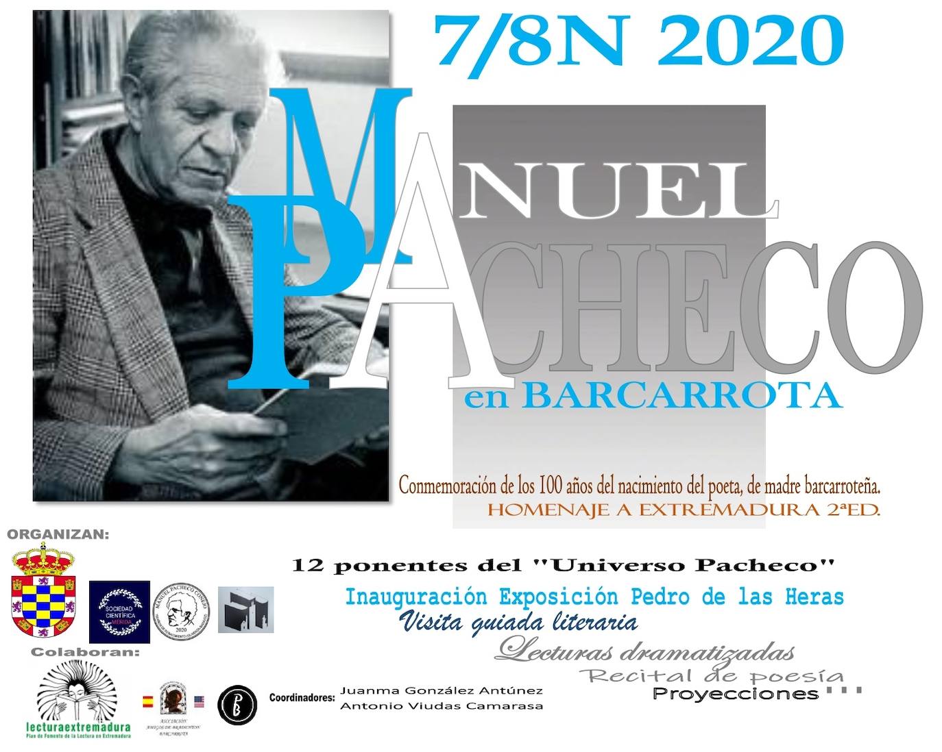 Barcarrota conmemorará el centenario de Manuel Pacheco