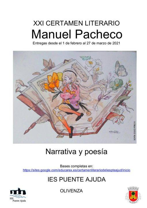 El IES 'Puente Ajuda' convoca el XXI Certamen Literario 'Manuel Pacheco'