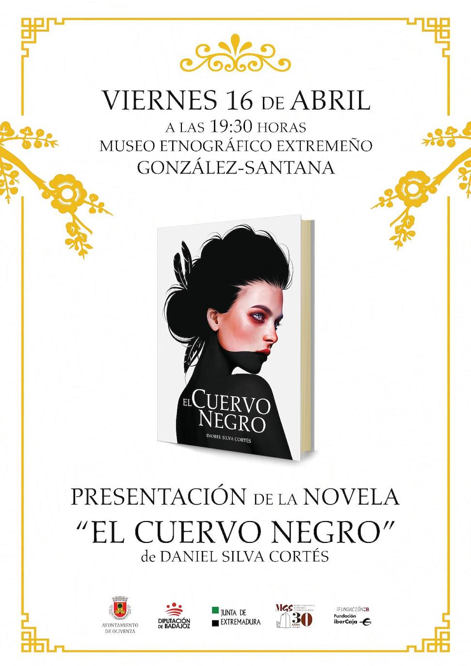 Daniel Silva Cortés presenta en el Museo de Olivenza su nuevo libro 'El Cuervo Negro'