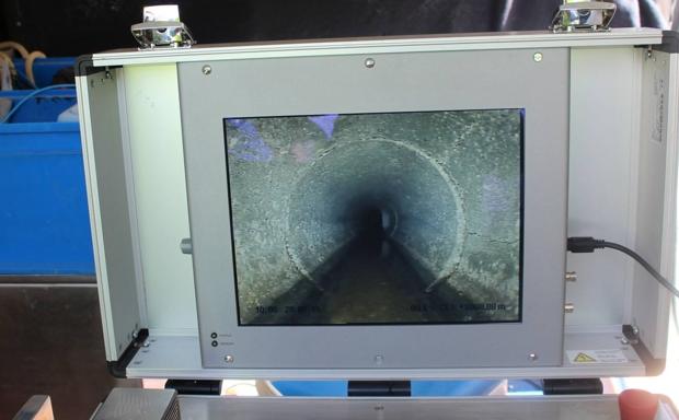 Aqualia emplea la última tecnología para inspeccionar el estado del alcantarillado de Olivenza y sus pedanías