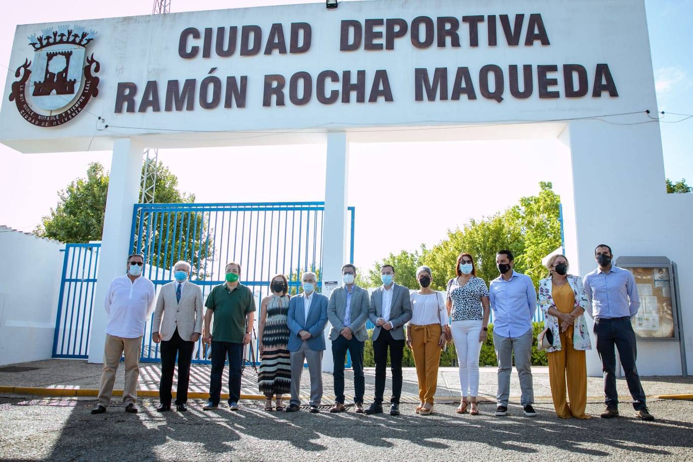 Ramón Rocha Maqueda ya da nombre a la ciudad deportiva de Olivenza