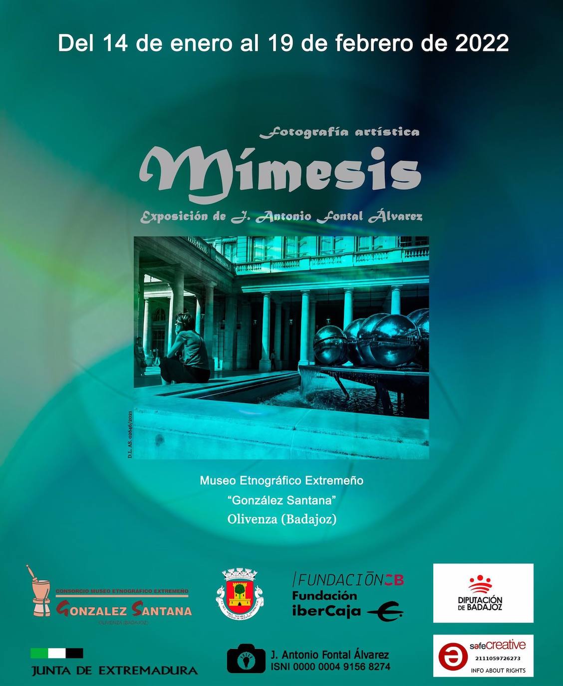 José Antonio Fontal expone su obra fotográfica 'Mímesis' en el Museo de Olivenza