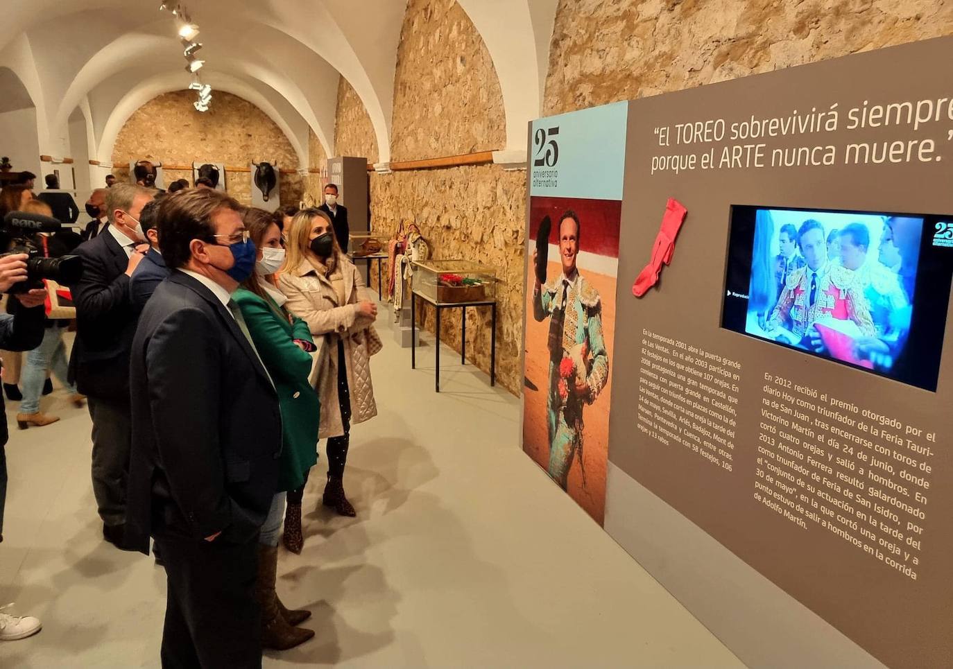 Antonio Ferrera celebra los 25 años de su alternativa con una exposición en el Museo de Olivenza