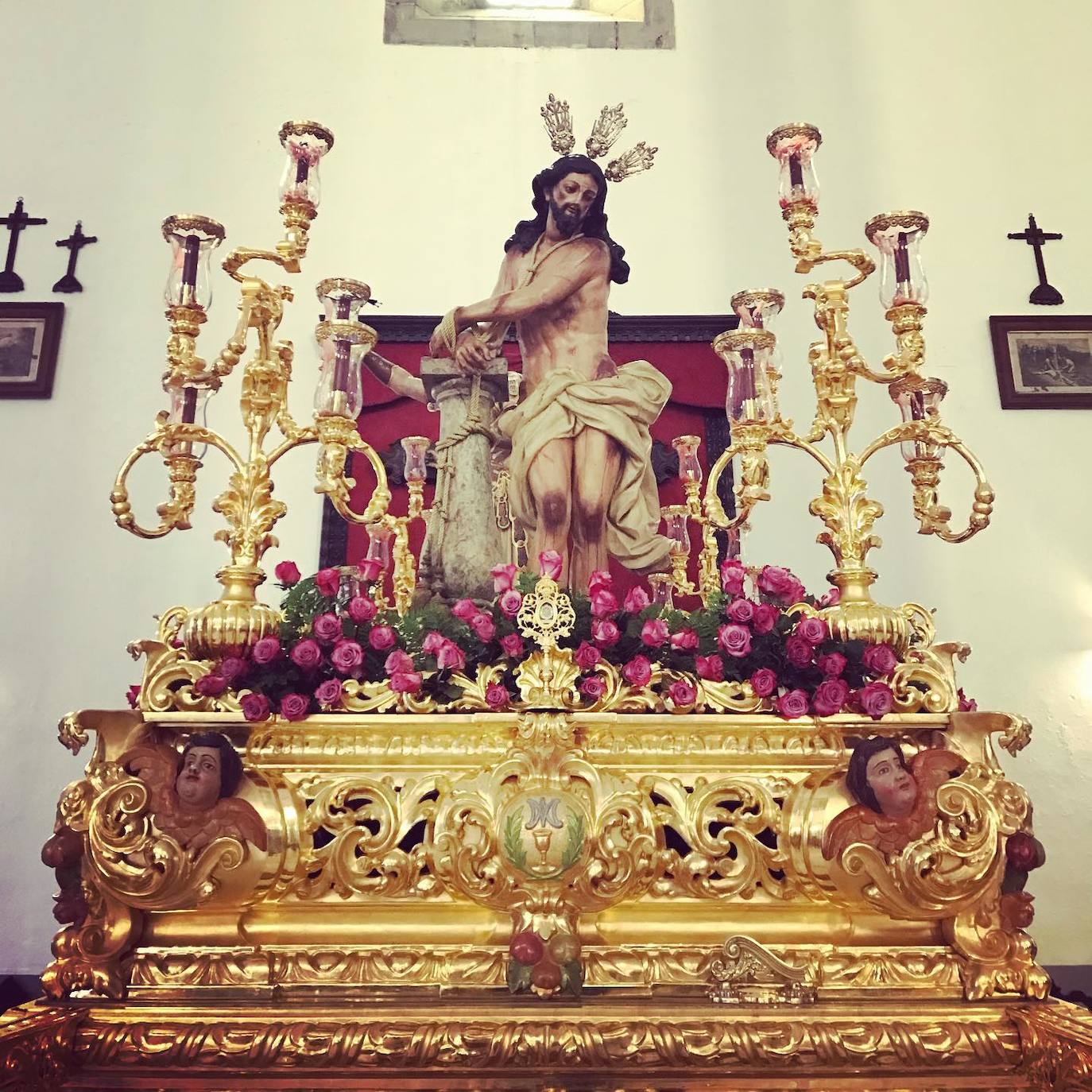 Imagen de Jesús atado a la columna, que procesionará este Miércoles Santo. /CEDIDA