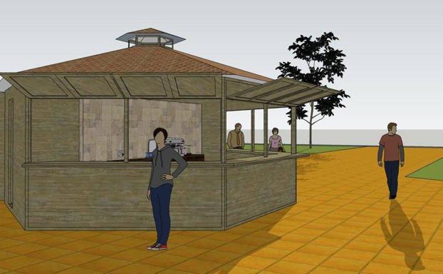 El parque Adolfo Suarez tendrá un nuevo quiosco en unos dos meses