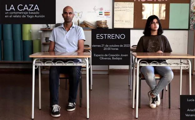 El IES Puente Ayuda estrena el corto 'La caza' escrito y protagonizado por alumnas y profesores del centro