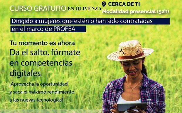 El Plan de Fomento del Empleo Agrario oferta un curso gratuito para mujeres