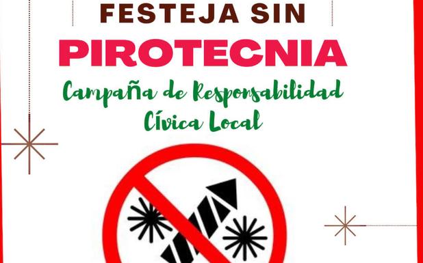 El Ayuntamiento lanza una campaña de responsabilidad cívica con la que recuerda la prohibición del uso de petardos