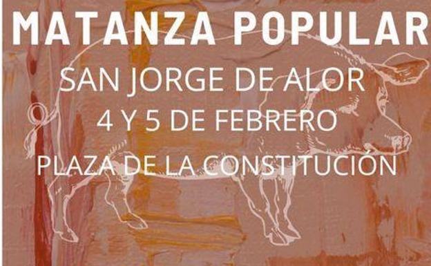 San Jorge de Alor celebrará su tradicional Matanza Popular