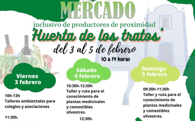 Olivenza organiza un 'Mercado de productores y artesanos alimentarios' en la Huerta de los Tratos'