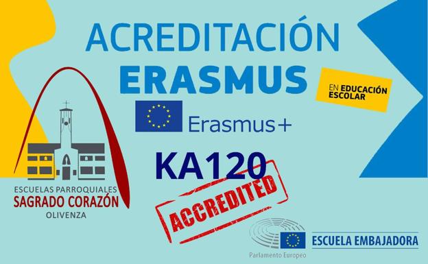 Las Escuelas Parroquiales del Sagrado Corazón obtienen la 'Acreditación Erasmus'