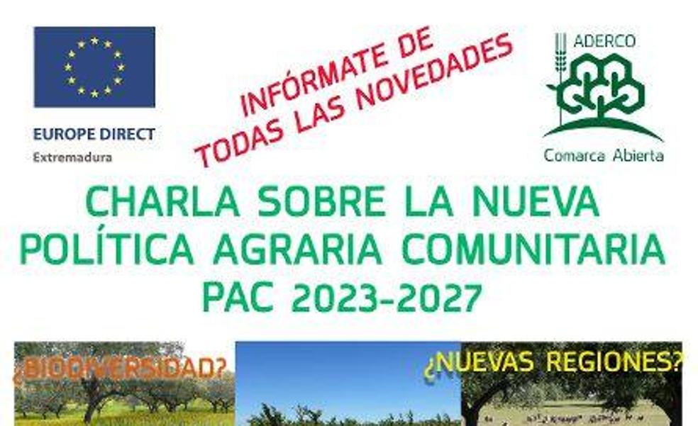 Organizada una nueva charla sobre la PAC, Política Agraria Comunitaria 2023-27