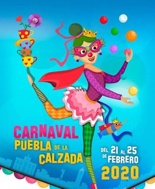 Publicadas las bases del Concurso de Carnaval de Puebla de la Calzada 2.020.