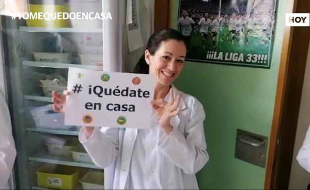 El Personal del Centro de Salud Montijo-Puebla de la Calzada realiza un vídeo de agradecimiento a los ciudadanos